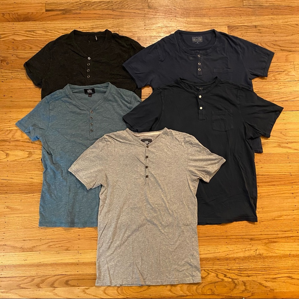 Lot of 5 y neck shirts
